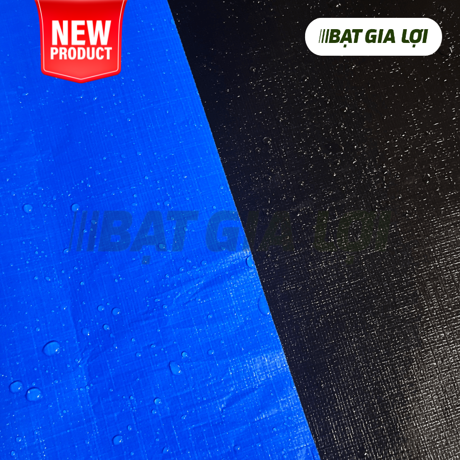  Bạt Nhựa PE 2 Da Xanh Đen 240gr/m2 
