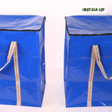  Túi Bạt Nắp Vuông Đựng Đồ, Chống Nước - Xanh Dương 