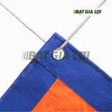  [Bạt Che] Bạt Che Nắng, Bạt Che Mưa PE 2 Da Xanh Cam 160gr/m2 