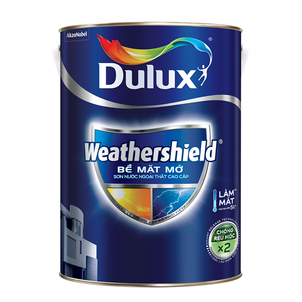Dulux Weathershield BJ8 ngoại thất mờ B-1L