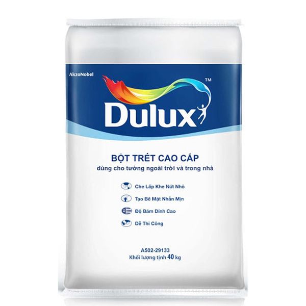 Bột trét Dulux ngoài trời A502 40kg