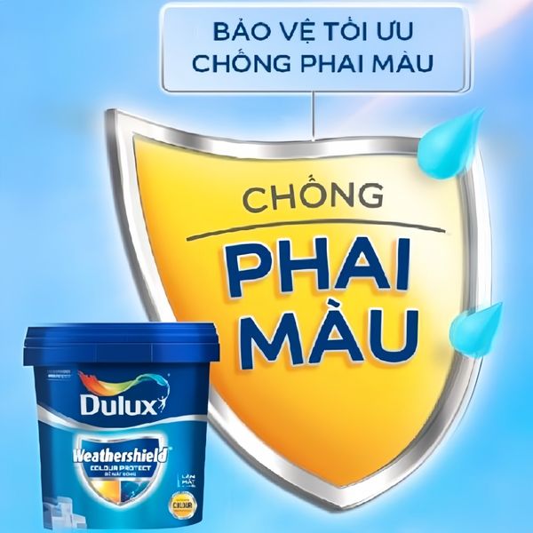 Sơn ngoại thất Dulux Weathershield E023 - Bóng