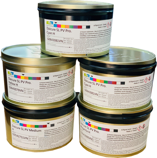  Mực offset in UV thường Daicure (các màu) 