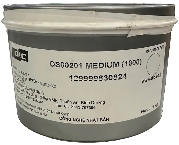  Mực trắng đục/ trắng trong DIC 