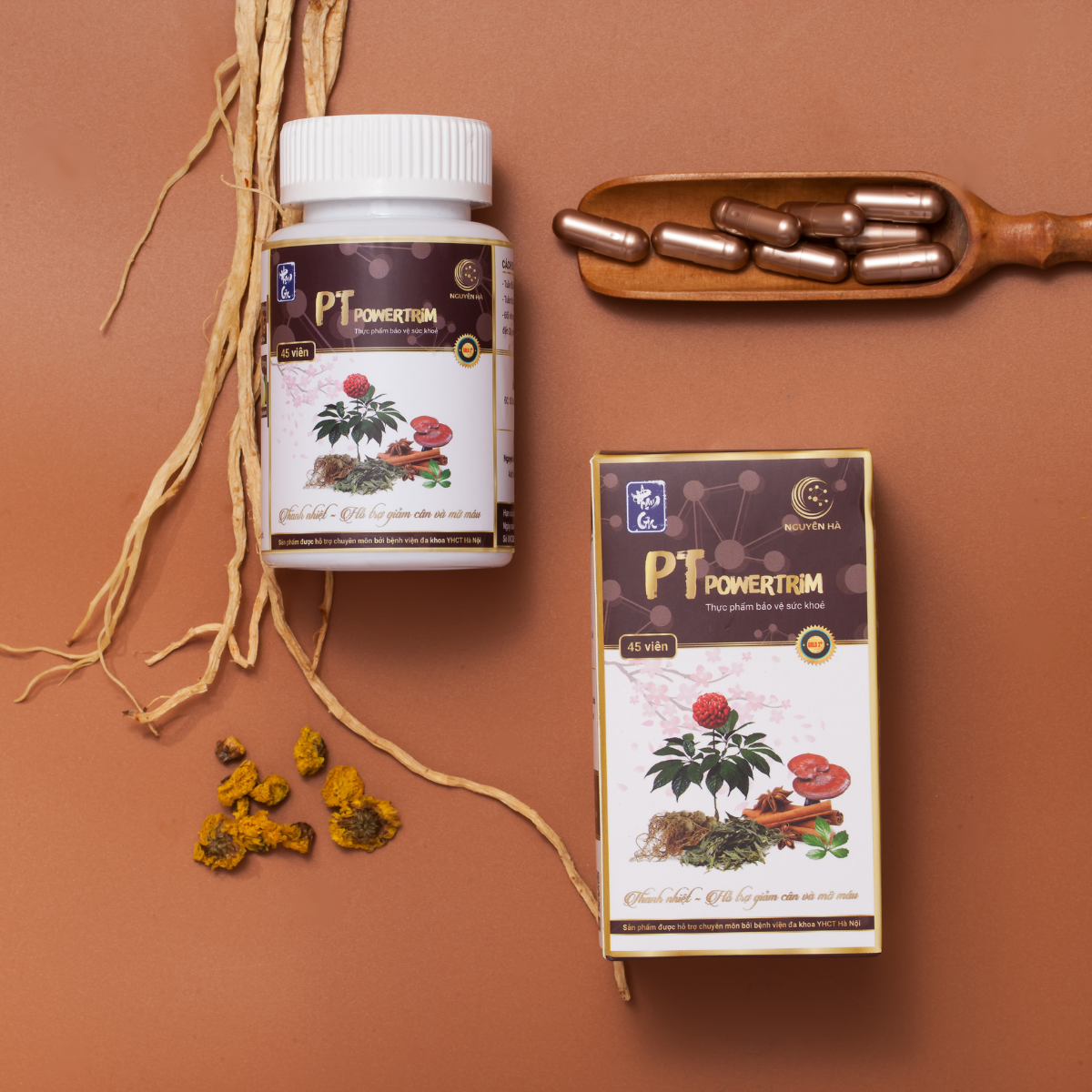 Viên giảm cân đốt mỡ Phạm Gia Gold3+ (45 viên) 