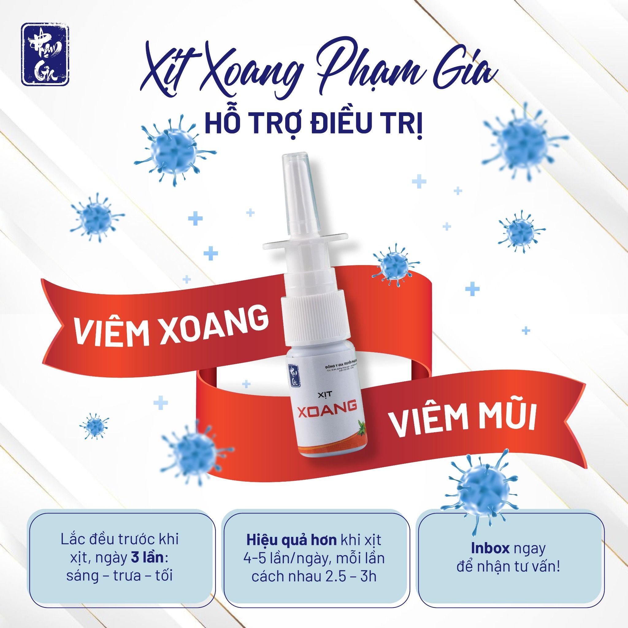  Xịt xoang Phạm Gia (15ml) 