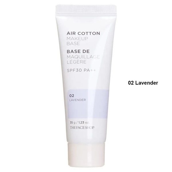  Kem Lót The Face Shop Air Cotton Makeup Base No.02 Lavender 