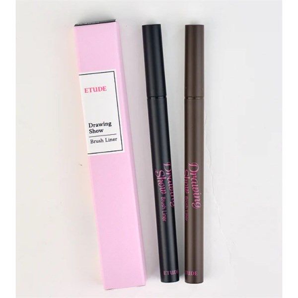  5. MK- Bút Kẻ Mắt Etude house Drawing Show Brush Liner 01 black 