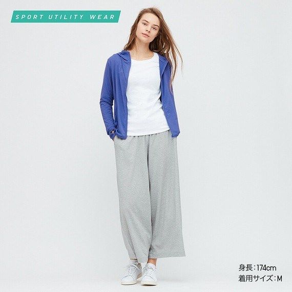  ÁO CHỐNG NẮNG UNIQLO NỮ -2020-65 BLUE-SIZE M 