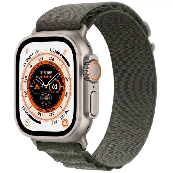 Apple Watch 49 mm LL_A - Dây Alpine Loop màu xanh riêu