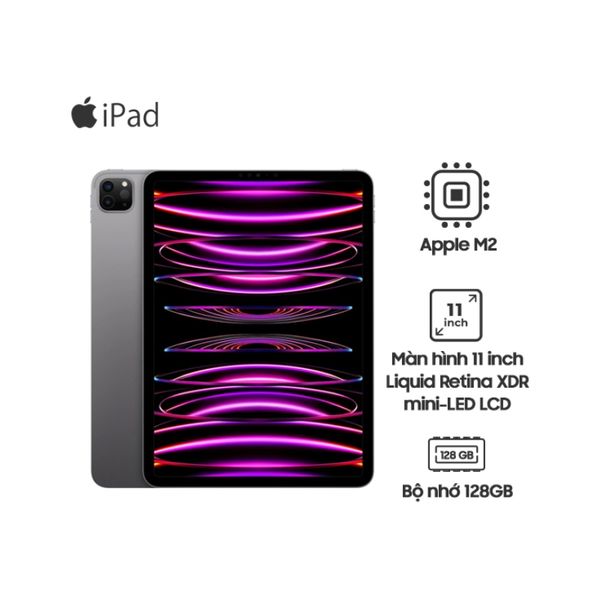 iPad Pro M2 11 128GB Cellular/5G Thông tin chính hãng