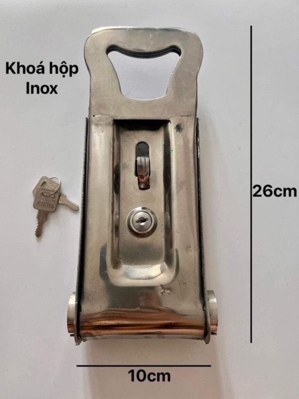 Khóa hộp xe tải INOX 201