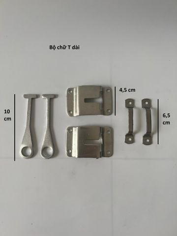 Bộ 2 chữ T dài sắt , inox 