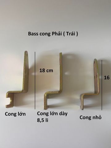  Pát cong lớn dày Sắt ( Trái + Phải) 