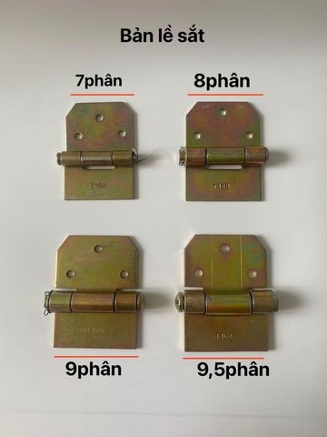  Bản lề inox - sắt 