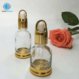  Chai mỹ phẩm thủy tinh đựng tinh chất serum nắp quai 25ml 