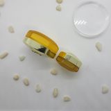  Set đựng mỹ phẩm bằng thuỷ tinh màu cam 