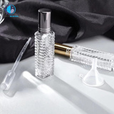  Chai Chiết Nước Hoa Thủy Tinh Hoa Văn 4D 10ml 