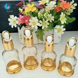  Chai mỹ phẩm thủy tinh đựng tinh chất serum nắp quai 25ml 