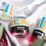  Bộ chai lọ mỹ phẩm thủy tinh màu gradient đỏ - đen 