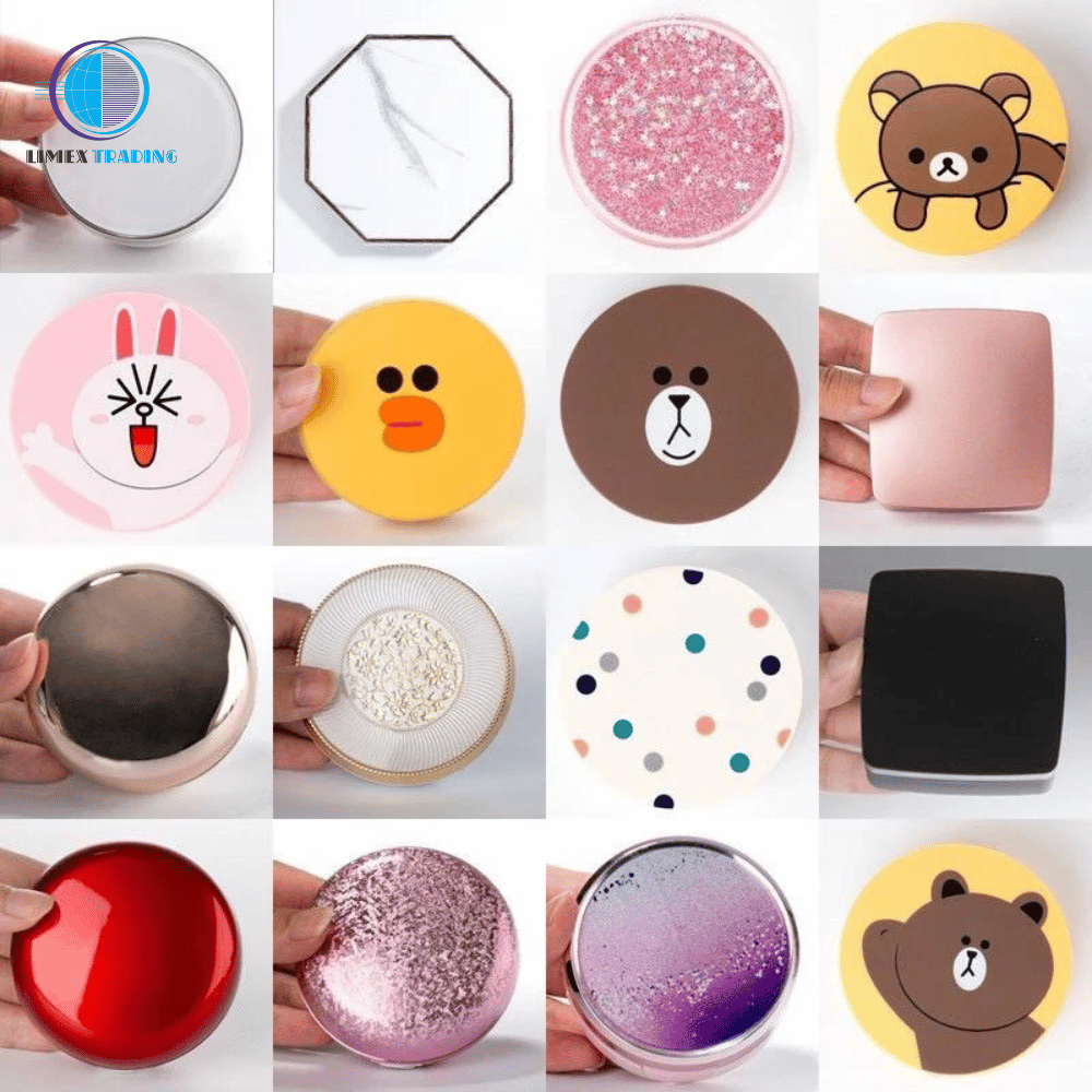  Hộp phấn cushion thiết kế đa dạng 