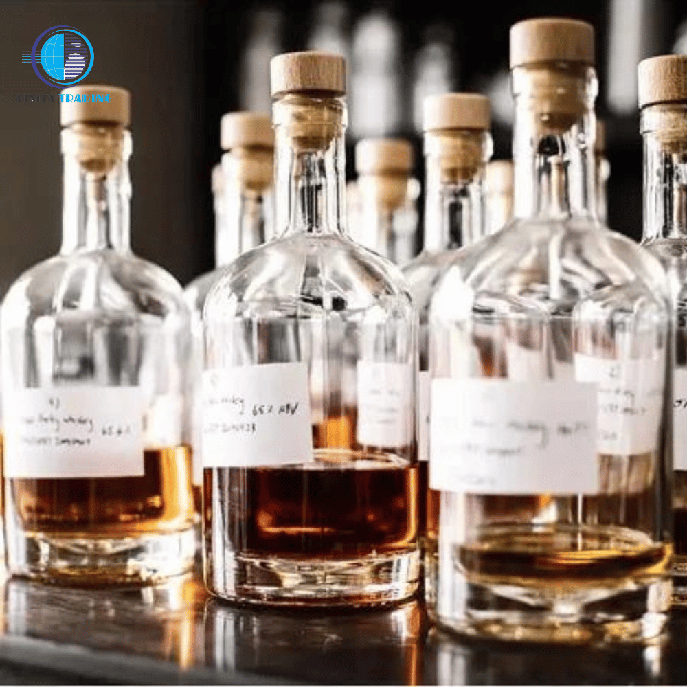  Chai đựng rượu thủy tinh nắp gỗ 