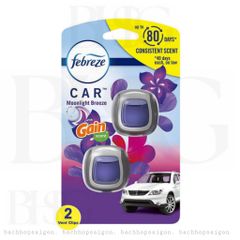 Tinh dầu Thơm xe Febreze Car Moonlight Breeze  2x2ml