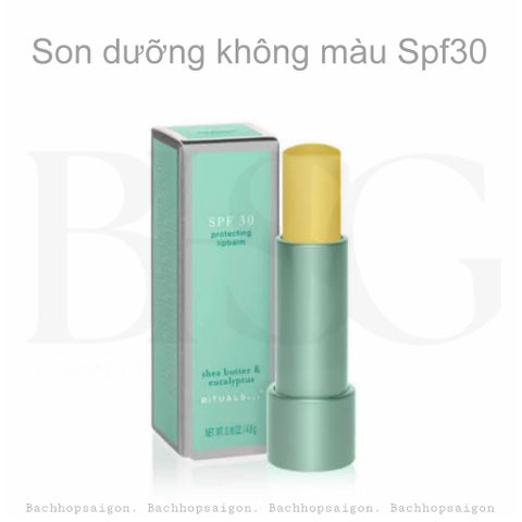 Rituals son dưỡng môi không màu chống nắng the rituals of lipbalm SPF30