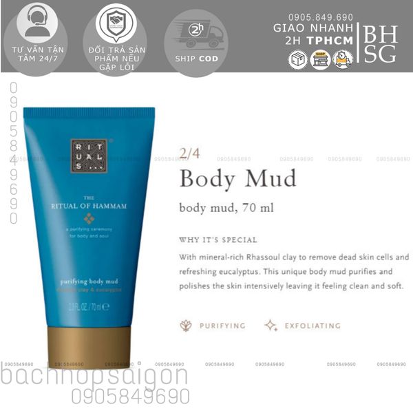 Gift set -  The Rituals of Hamman bộ quà tặng tắm dưỡng ẩm