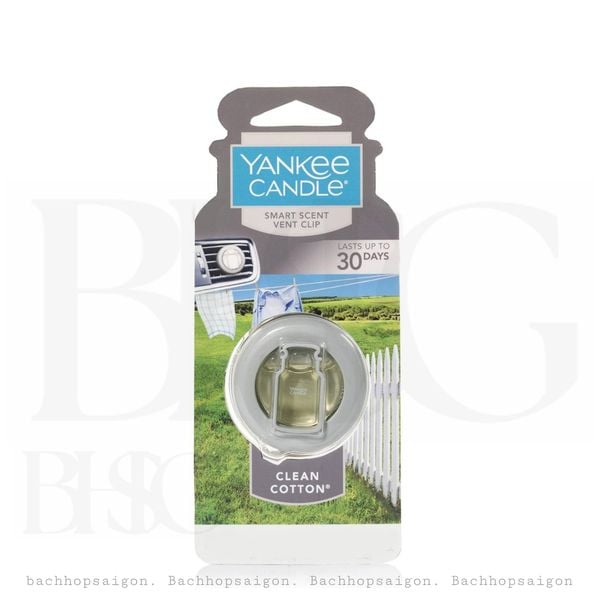 Kẹp cửa gió thơm xe  hương Cotton Clean Cotton Yankee Candle
