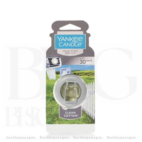 Kẹp cửa gió thơm xe  hương Cotton Clean Cotton Yankee Candle
