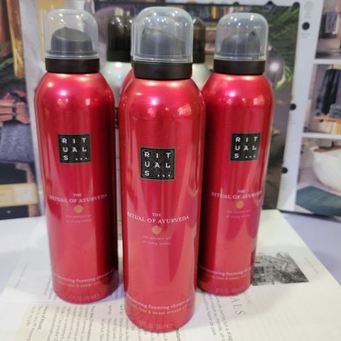 Set Sữa tắm tạo bọt the Rituals of Ayurveda foaming shower gel Value Pack 3