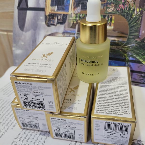 Bakuchiol Serum Huyết thanh làm đều màu da Rituals of Namaste  Natural Booster 20ml