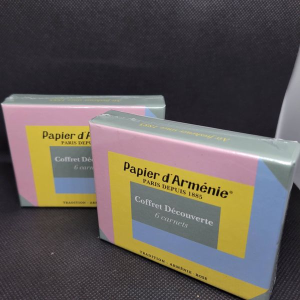 Set Giấy Thơm PAPIER D'ARMÉNIE The 3 scents in the same box 6pcs