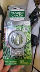 Kẹp cửa gió thơm xe hương Rừng thông Balsam & Cedar Yankee Candle