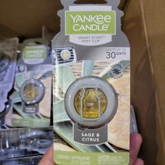 Kẹp cửa gió thơm xe hương Thảo Dược Sage & Citrus Yankee Candle