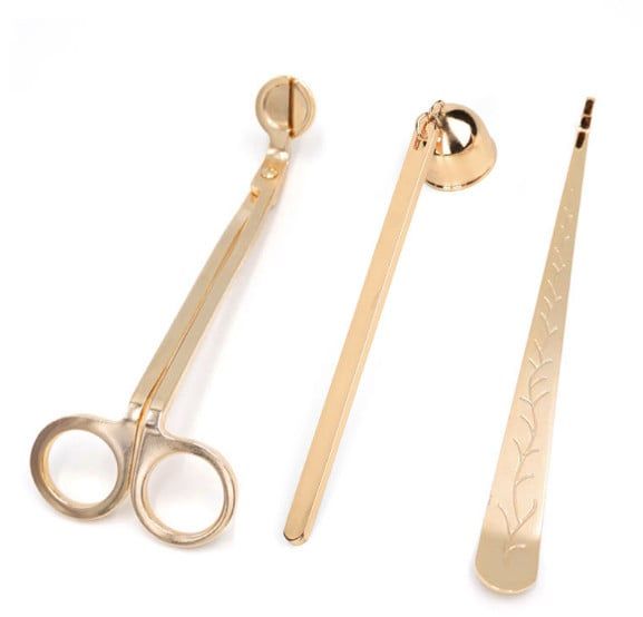 Bộ kéo cắt bấc chăm sóc nến thơm