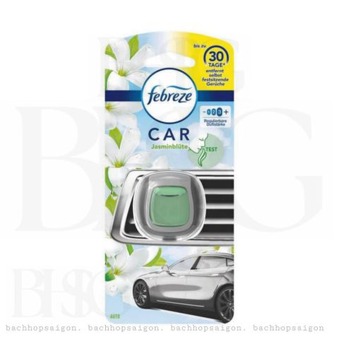 Tinh dầu Thơm xe Febreze Car White Jasmine 2x2ml