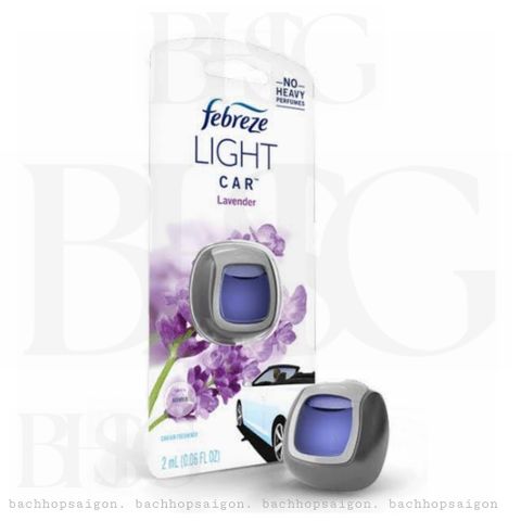 Tinh dầu Thơm xe Febreze Car Lavender 2x2ml