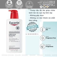 Kem dưỡng body chuyên sâu dành cho da khô Eucerin original healing lotion 500ml