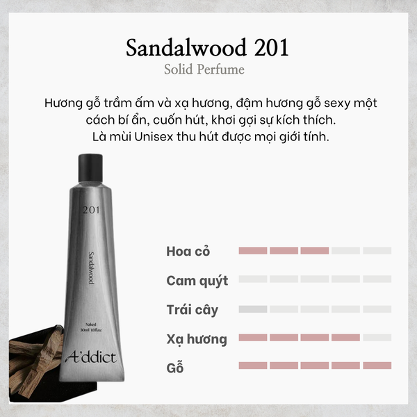 Nước hoa khô dạng tuýp Addict  Solid Perfume Naked 30ml