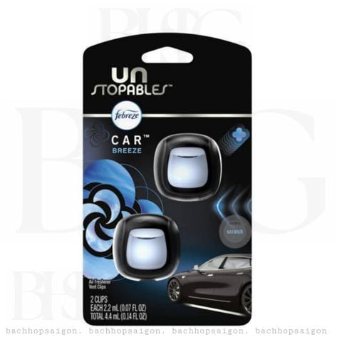 Tinh dầu Thơm xe Febreze Car Breeze 2x2ml