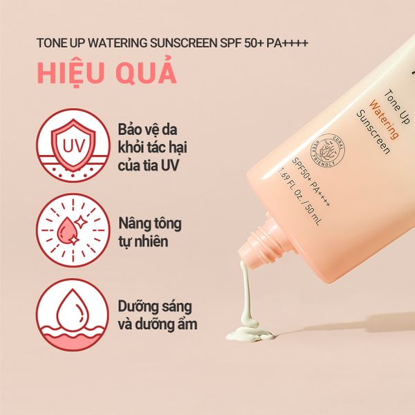 Kem chống nắng kiềm dầu, nâng tong tự nhiên Hàn Quốc innisfree SPF50+ PA++++ 50ml
