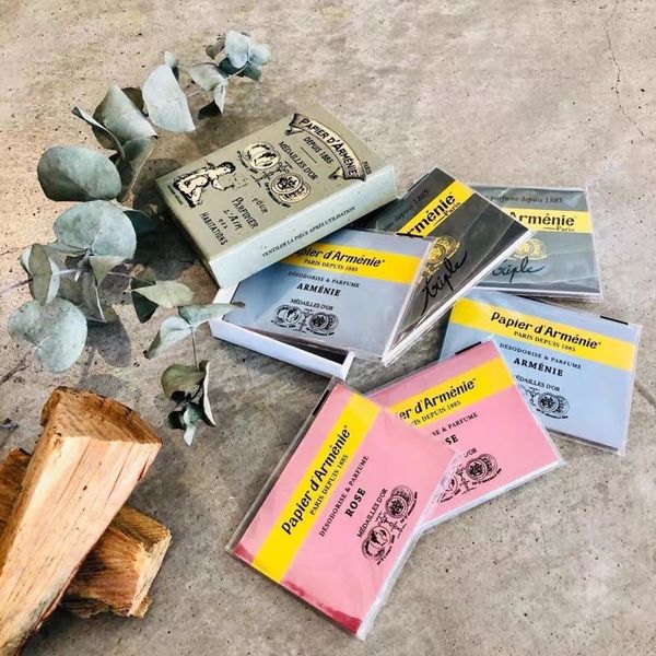 Set Giấy Thơm PAPIER D'ARMÉNIE The 3 scents in the same box 6pcs