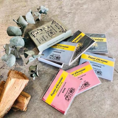 Set Giấy Thơm PAPIER D'ARMÉNIE The 3 scents in the same box 6pcs