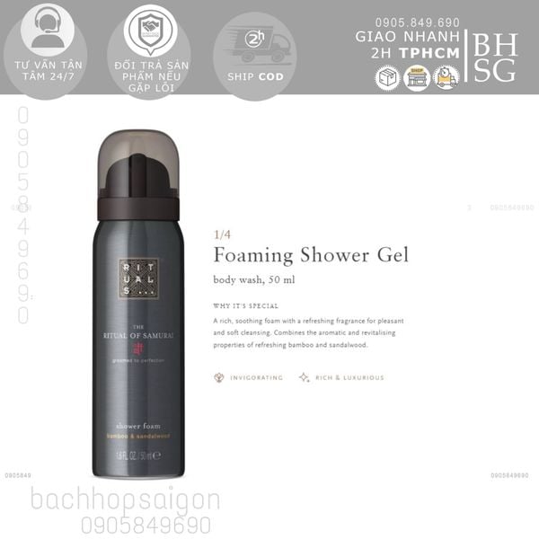 Gift set - quà tặng cao cấp combo tắm gội và xịt khử mùi Rituals of Samurai