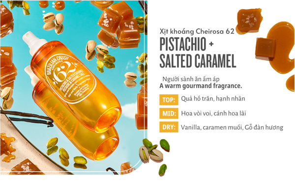 Xịt thơm Sol de Janeiro Cheirosa 62 Hair & body Fragrance mist 30ml