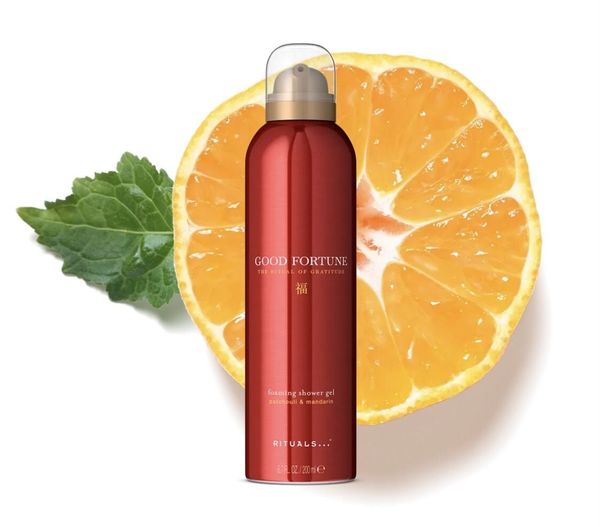 Sữa tắm tạo bọt the Rituals of Good Fortune foaming shower gel 200ml - phiên bản giới hạn