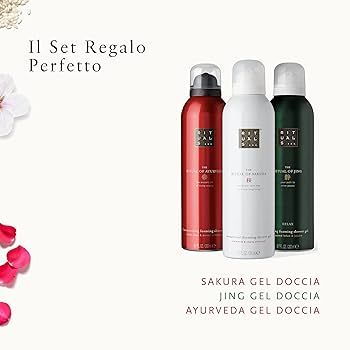Set Sữa tắm Rituals of SAKURA, JING& AYURVEDA foaming shower gel 3X200ml