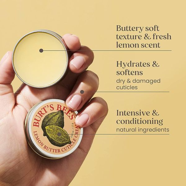 Sáp Dưỡng Móng Tay Burt’s Bee Lemon Butter Cuticle Cream 17g
